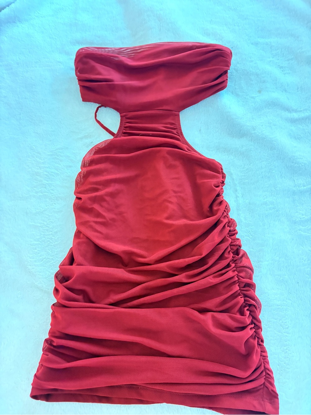 Thatssofetch ruched mini dress ♥️🌹